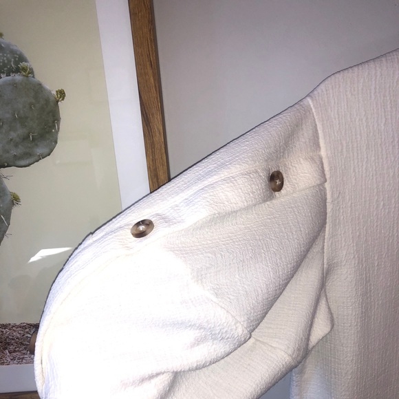 Anthropology White Dress Top - Picture 2 of 5